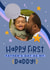 Cute Father's Day Card - First as Daddy created by Joanne Hawker