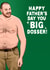 Cheeky Father's Day Card - Tyson Fury - BIG DOSSER created by All Things Banter