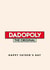 Funny Father's Day Card - Dadopoly Board Game created by Cards from Designers