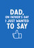 Funny Father's Day card - Thumbs Up created by The Cake Thief