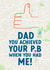 Funny Father's Day Card - Personal Best - Runner Dad created by The Cake Thief