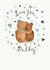 Cute Father's Day Card - Love you Daddy - Teddy Bear created by Love Lucy Illustration
