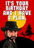 Red Dead Redemption Dutch I Have A Plan Birthday Card - Gaming - Gamer created by Designs By Andy