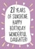 Cute And Heartfelt 21st Birthday Card For Wonderful Daughters! created by Amy Munro