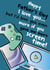 Cheeky Father's Day Card - Screen Time created by Quitting Hollywood