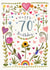 Pretty Birthday Card - 70th created by Love Lucy Illustration