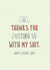Funny Father's Day Card - Put Up With My Shit created by Redback Cards