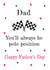 Heartfelt Father's Day Card - Always Be Pole Position - F1 created by Missycards