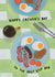 Cute Father's Day Card - Stepdad - Breakfast created by Rachael Powick