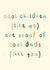 Cool Dad, Cool Children Fathers Day Card created by edenwtrs (Illustrations by Eden Waters)