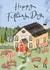 Traditional Happy Fathers Day Card - Pub Beer Garden created by Making Meadows Ltd