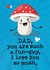 Funny Father's Day Card - Fungi created by Mrs Best Paper Co.