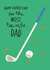 Classic Father's Day Golf Dad Card created by frances Wilson