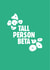 Rock Climbing/ Bouldering "Tall Person Beta" card created by lparrdesigns