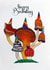 Birthday Card - Mushroom with Party Hats created by artmilli