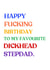 Step Dad Birthday! Funny Rude Swearing Birthday Card - Cheeky Humour created by Melissa Charlotte
