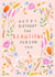 Pretty Birthday Card - Beautiful Person created by Emma Valenghi