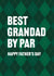 Best Grandad by Par Father’s Day Card created by Yay Days