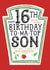 Funny Son 16th Birthday Card - Heinz Tomato Ketchup Sauce created by  la la la     Designs