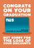 Funny Graduation Card - NUS Card - 2025 Graduation created by Pickled Prints