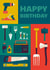 Birthday - contemporary garden shed tools created by Neil Clark