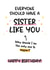 Funny Sister Birthday Card - Annoying Sister - Cheeky - Sibling Birthday Card created by Twisted Haggis