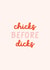 Chicks Before Dicks - Funny Breakup Card for Best Friend created by errosest