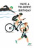 Triathlon Birthday Card - sport birthday - ironman triathlon created by Helen Richmond