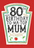 Funny Mum 80th Birthday Card - Heinz Tomato Ketchup Sauce created by la la la Designs