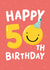 Happy 50th Birthday Card created by Fliss Muir