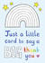 Colour In Rainbow Big Thank You Card for Teachers or Teaching Assistants created by Hazel Fisher Creations
