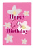 Cute, floral 60th Birthday Card created by Emma Drew Draws
