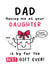 Funny Birthday Card - Dad - From Daughter created by Gobbygifts