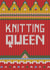 Knitting Queen for crafty Her or Him - Happy Birthday created by Studio Peers