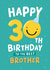 30th Birthday Card for Brother created by Fliss Muir