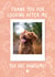 dog pawsome Thank You Personalised Photo Card 20391 created by @hollielonglanddesigns