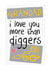 Cute Father's Day Card - Grandad - Diggers created by Mad Philomena