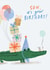 Cute Birthday Card - Son - Crocodile created by Martha Ratcliff Illustration