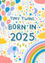 Cute New Baby Twins Card - Born In 2025 created by Pear Tree Press