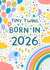 Cute New Baby Twins Card - Born In 2026 created by Pear Tree Press