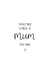 Cute Mother's Day Card - You're Like A Mum To Me created by Kalm Lettering