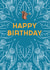 Birthday Squirrel Card - Cute Squirrel Pattern Birthday Card - Wildlife Card created by Oliver Stockley