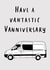 Fun Anniversary card for van lovers - Campervan vannifersary! created by Fonts and Scribbles