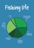 Funny Birthday card for the fishing obsessed person in your life. Fishing Life. created by Spekle Studio