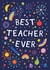 Best Teacher Ever Thank You Card created by Pear Tree Press