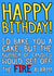 Cheeky Birthday Card - Fire Alarm created by Designs by Ru