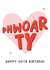 Funny 40th Birthday Card - Phwoar TY created by Fliss Muir