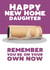 Funny new home card for Daughter - toilet roll change created by Pickled Prints