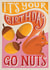 Cute Birthday Card - Vintage Poster Squirrel - Go Nuts created by AbiGoLucky