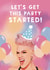 Celebrity Birthday Card - P!nk - Let's Get This Party Started! created by Giddy Kipper